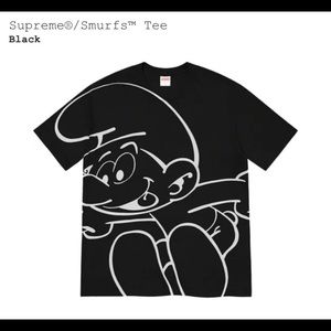 Supreme Smurf tee black small (ORDER CONFIRMED)